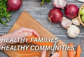 Healthy Families Healthy Communities image that links to website