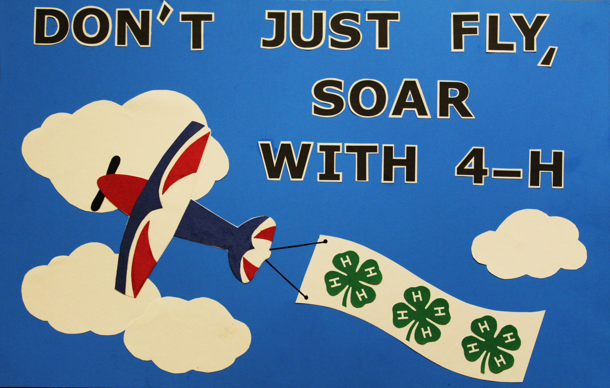 Don't Just Fly Soar with 4-H Poster